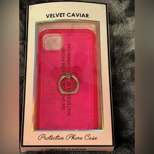 Velvet Caviar’s Neon Pink IPhone 11 Pro Max case.